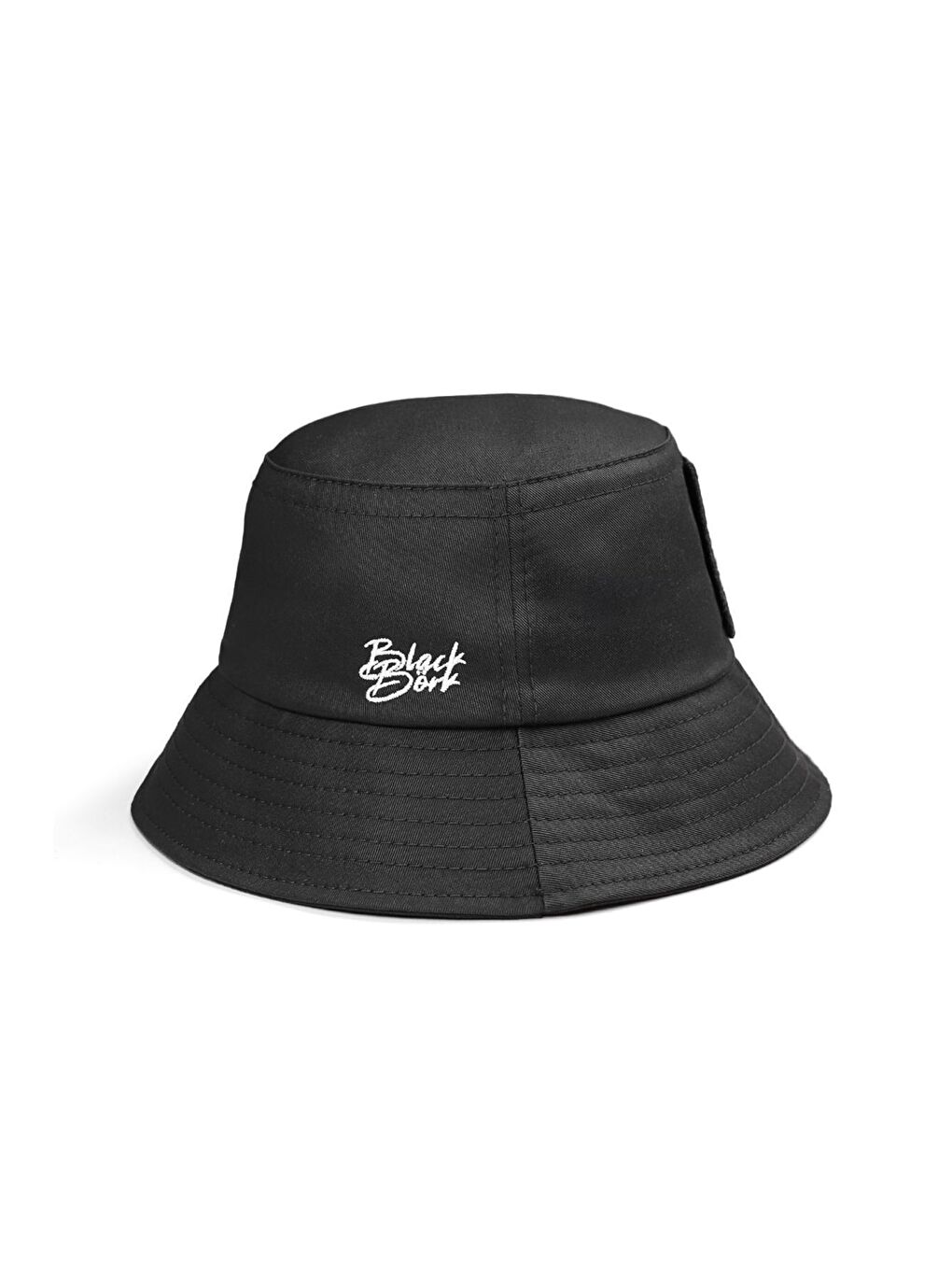Kirpi Logolu Bucket Siyah Şapka-3