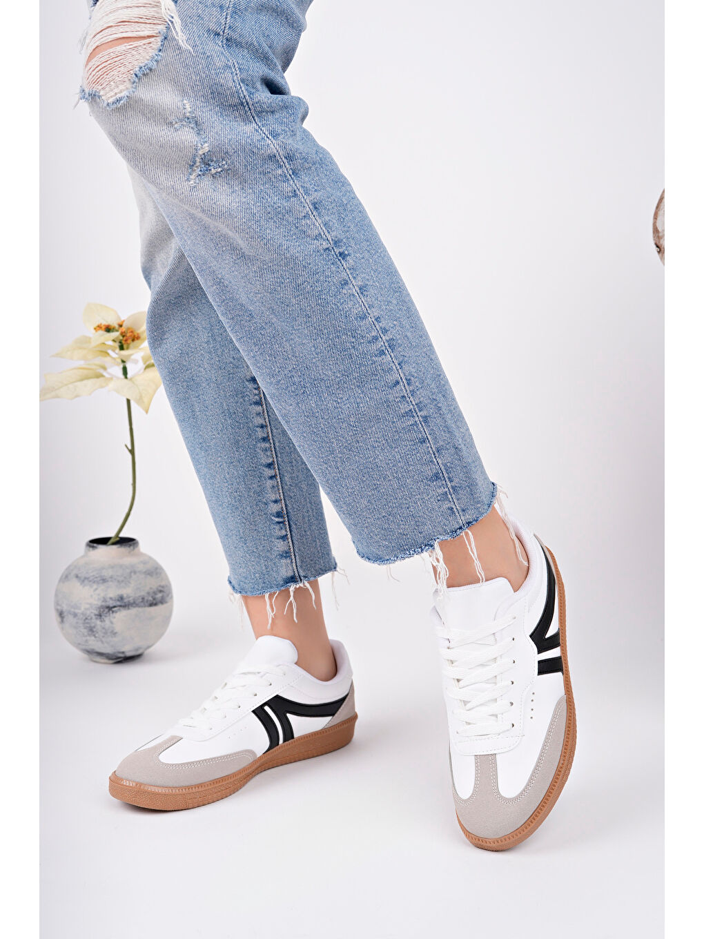 Beyaz Sneaker Günlük Ayakkabı
