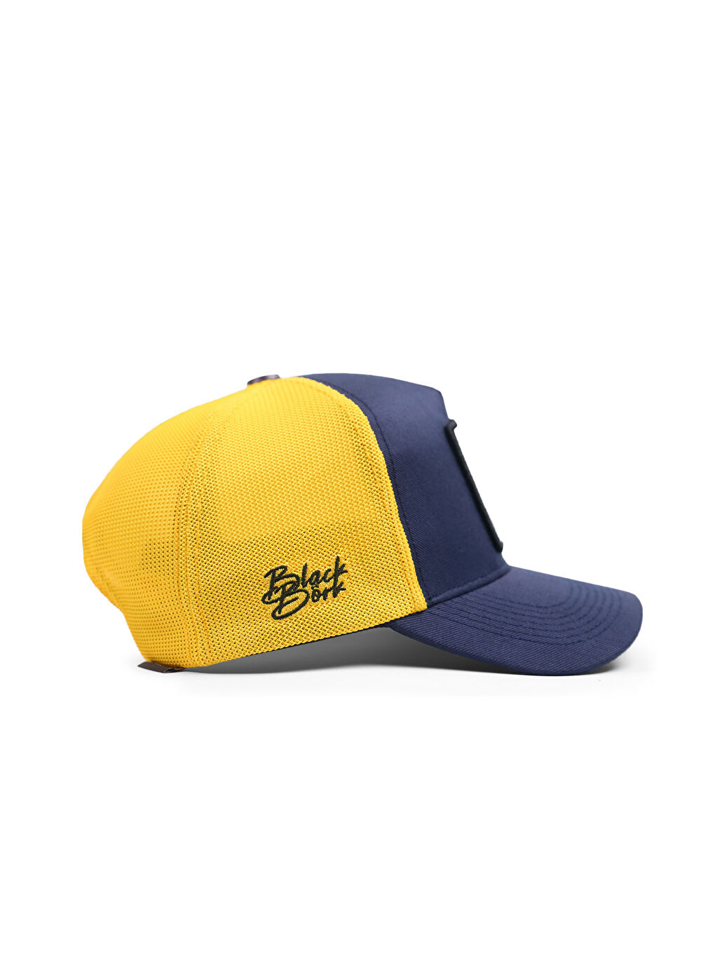 Aslan Logolu Cordura Lacivert-Sarı Trucker Şapka-1