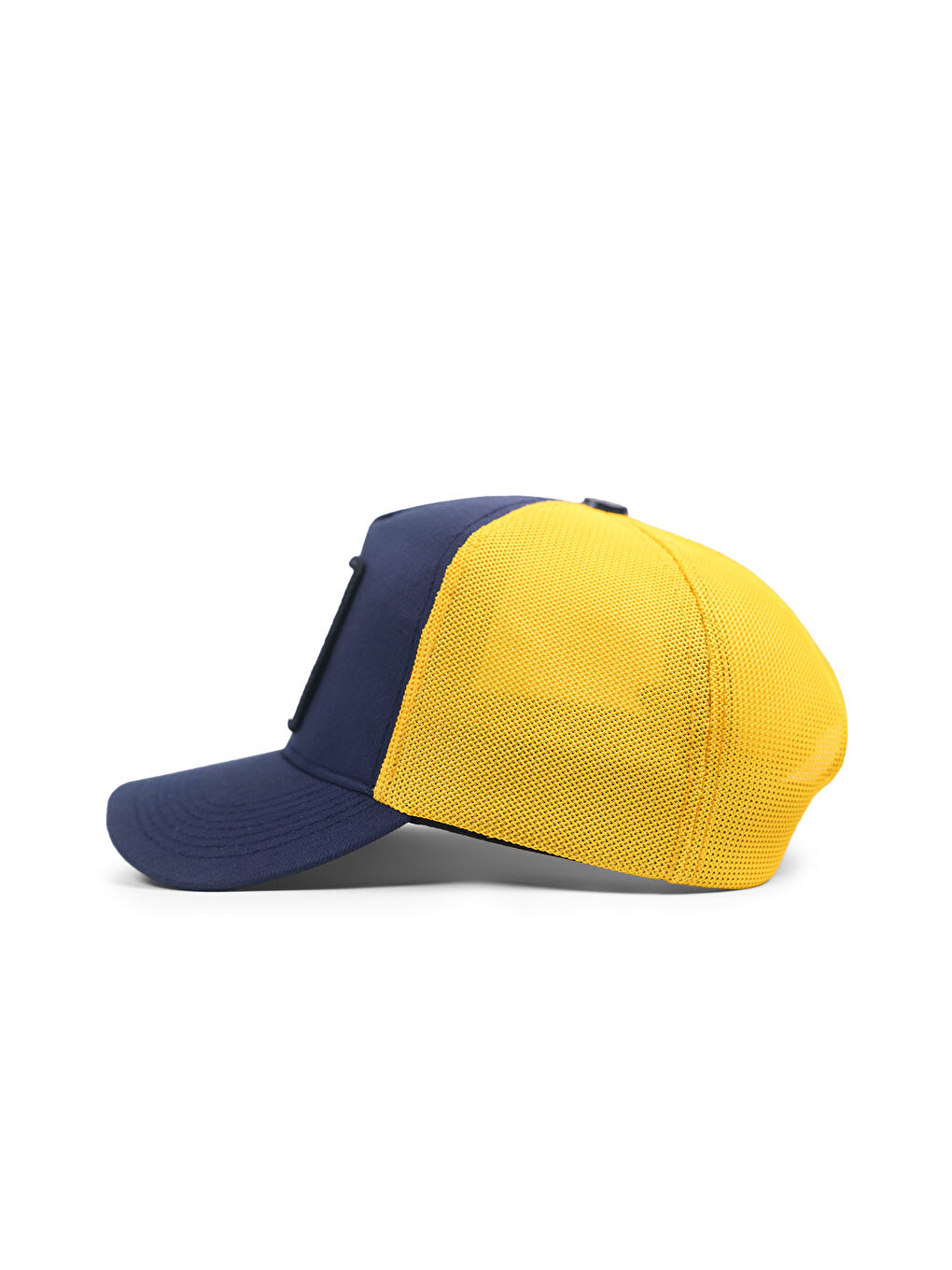 Aslan Logolu Cordura Lacivert-Sarı Trucker Şapka-2