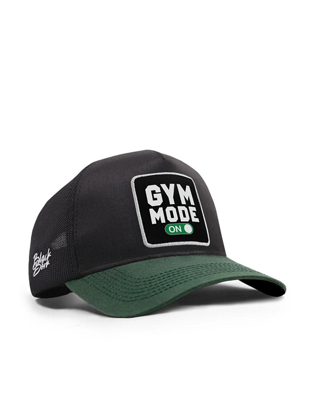 Gym Mode On Logolu Cordura Petrol Yeşili-Siyah Trucker Şapka