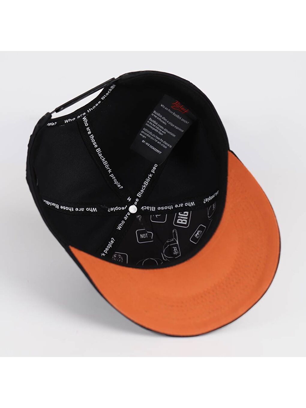 Boss Logolu Siyah Hip Hop Şapka-5