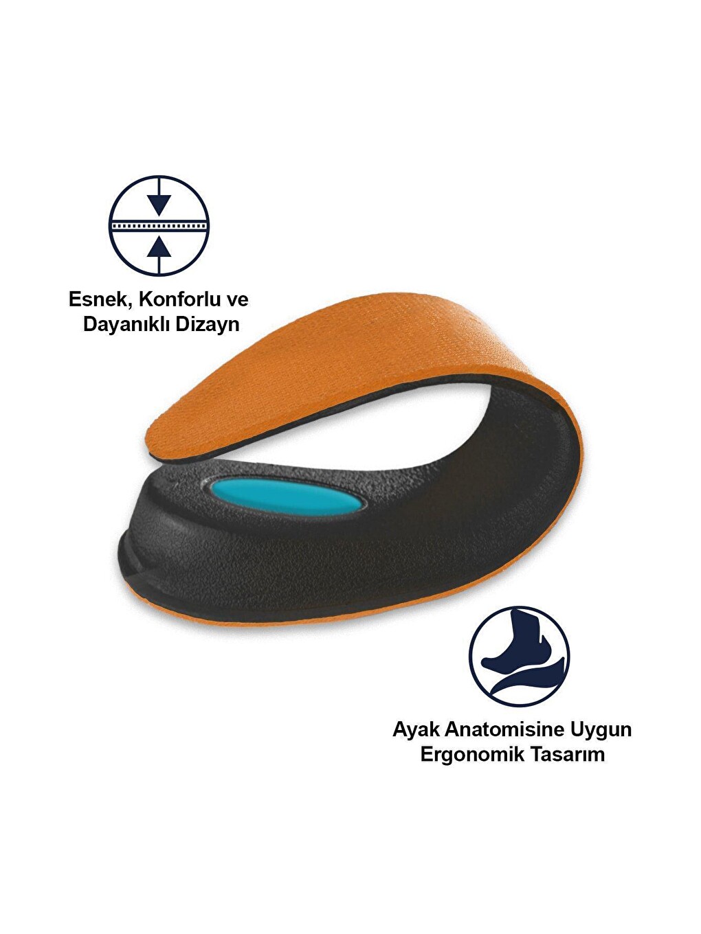 Extender 4,5 Cm Siyah Boy Uzatıcı Tabanlık Kahverengi