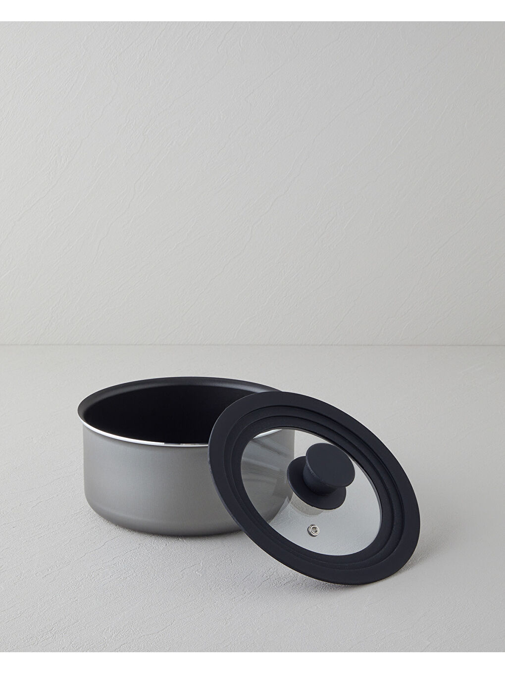 ClickEase 7 Parça Tencere Seti 18-20-24-28 cm Gri-3