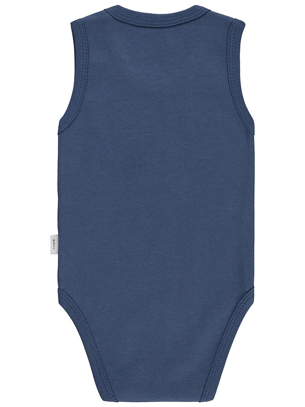 İndigo Baby Summer Days Baskılı 0-3 Yaş Çıtçıtlı Badi - Mavi 12-18 Ay-1