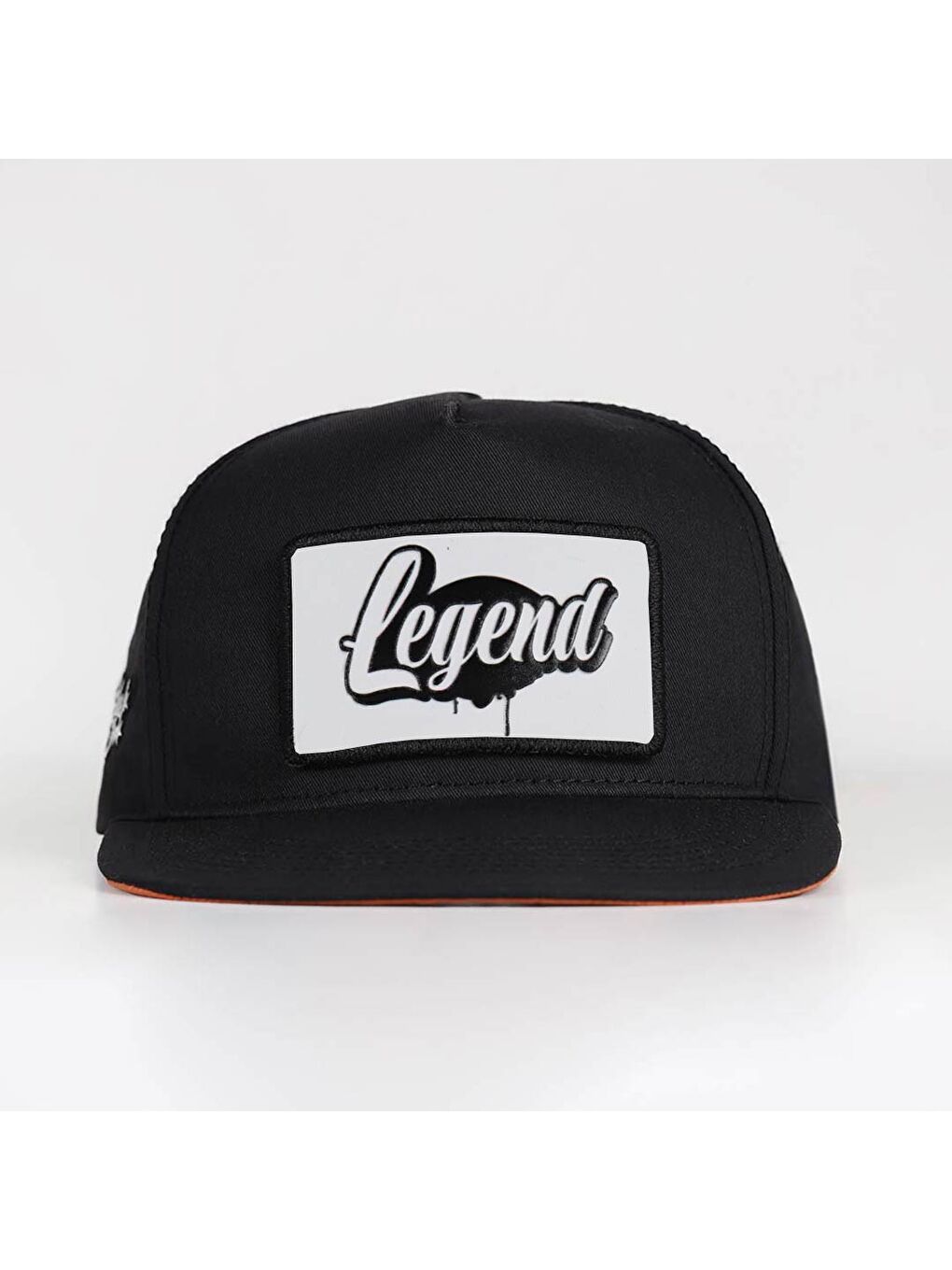 Legend Logolu Siyah Hip Hop Şapka-1