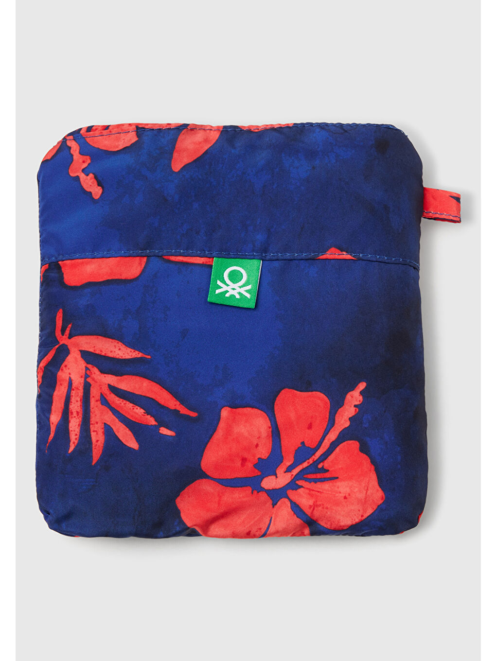 Erkek Çocuk Lacivert Tamamı Desenli Arkası Cep Detaylı Büzgü İpli Deniz Şortu-2