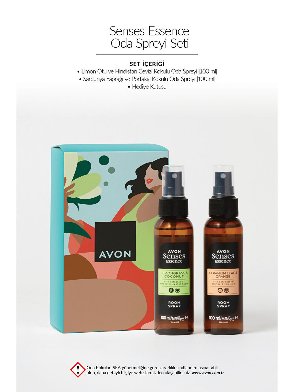 Renksiz Senses Essence İkili Oda Spreyi Hediye Paketi-1