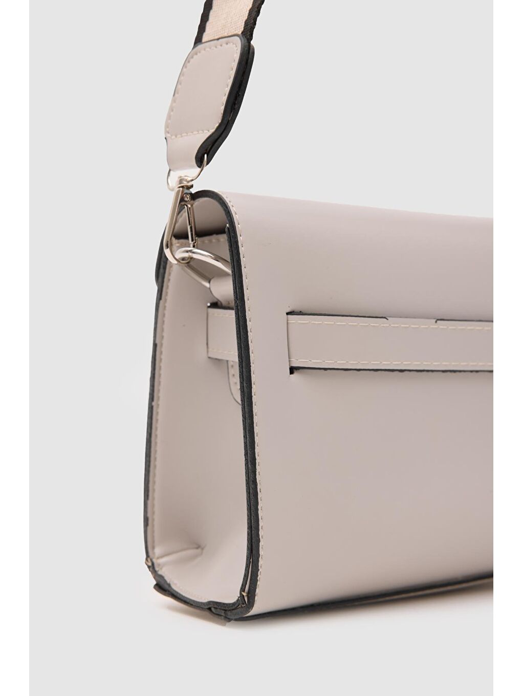 Kelly Kilitli Clutch Bag Gri-4