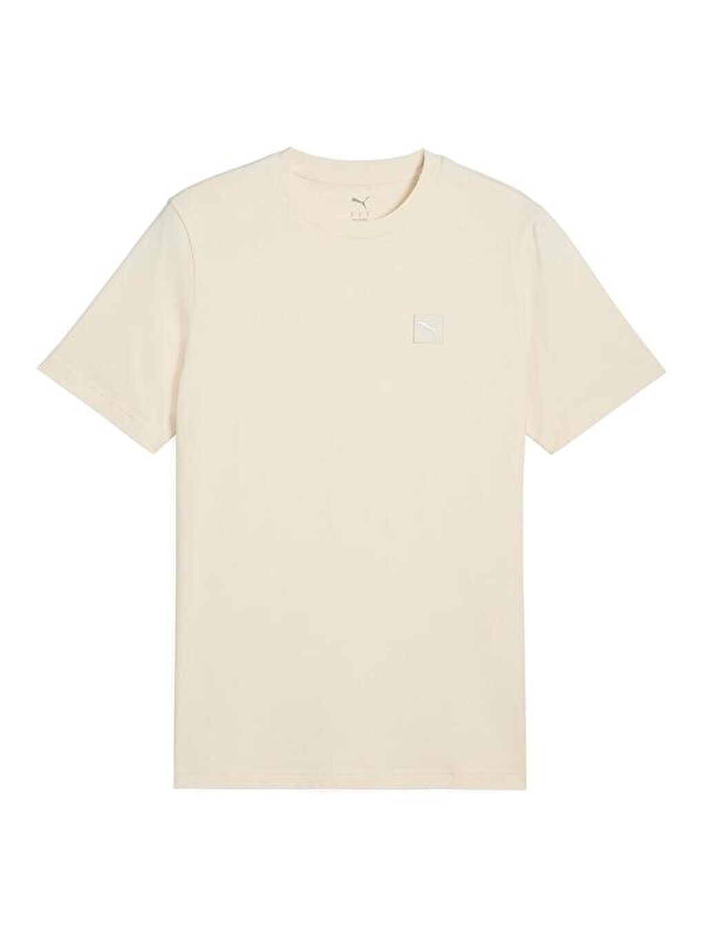 Essentials Elevated Erkek Bej Yuvarlak Yaka Tişört-1