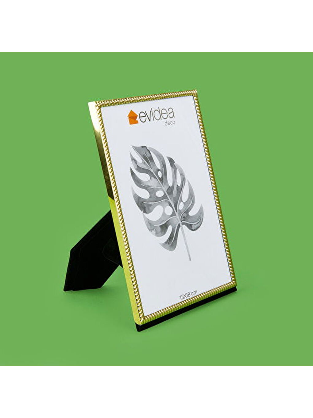 Sarı Deco Tarento Fotoğraf Çerçevesi - Gold - 13x18 cm-1