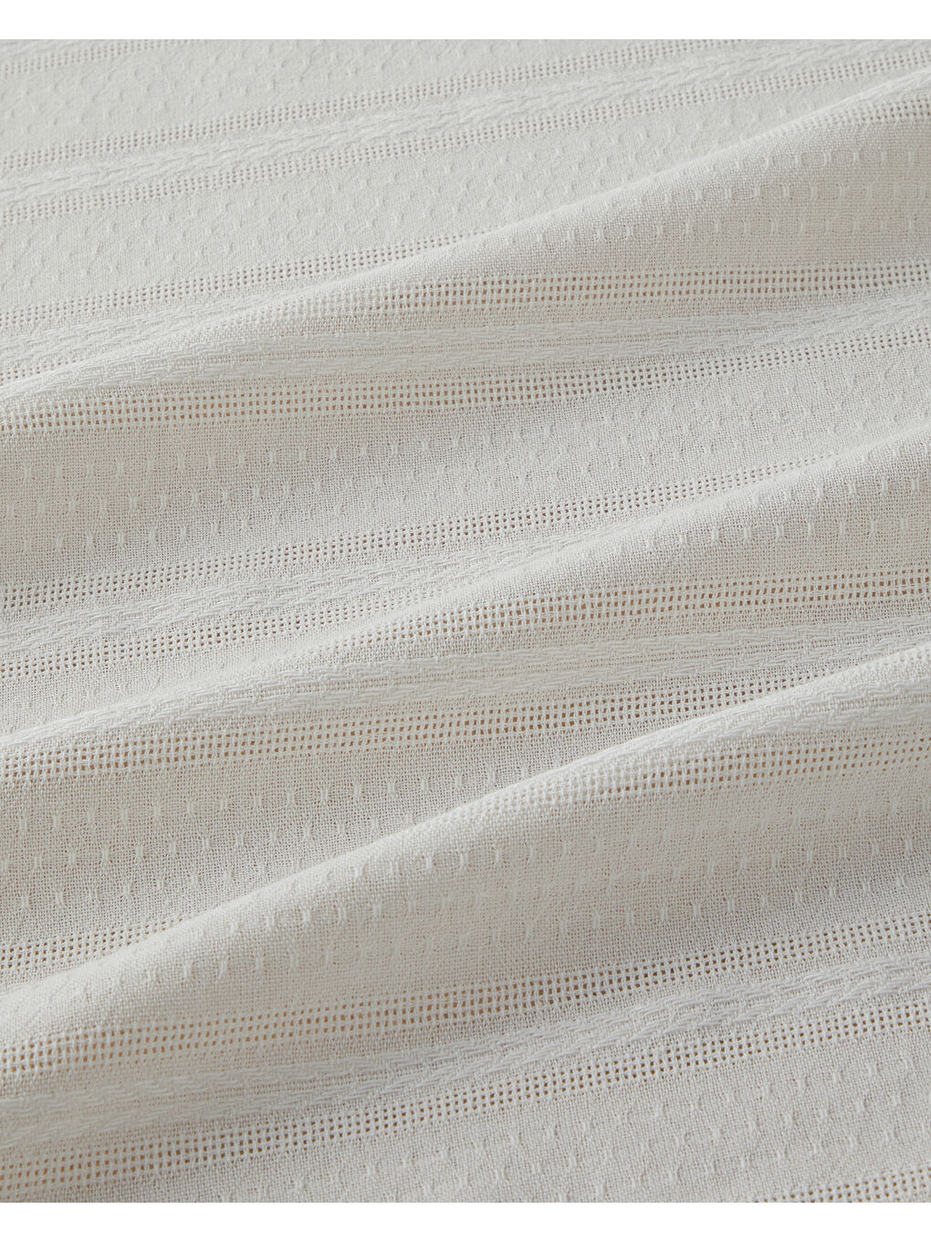 Ekru Strides Pamuk Masa Örtüsü 140x200 cm Krem-2