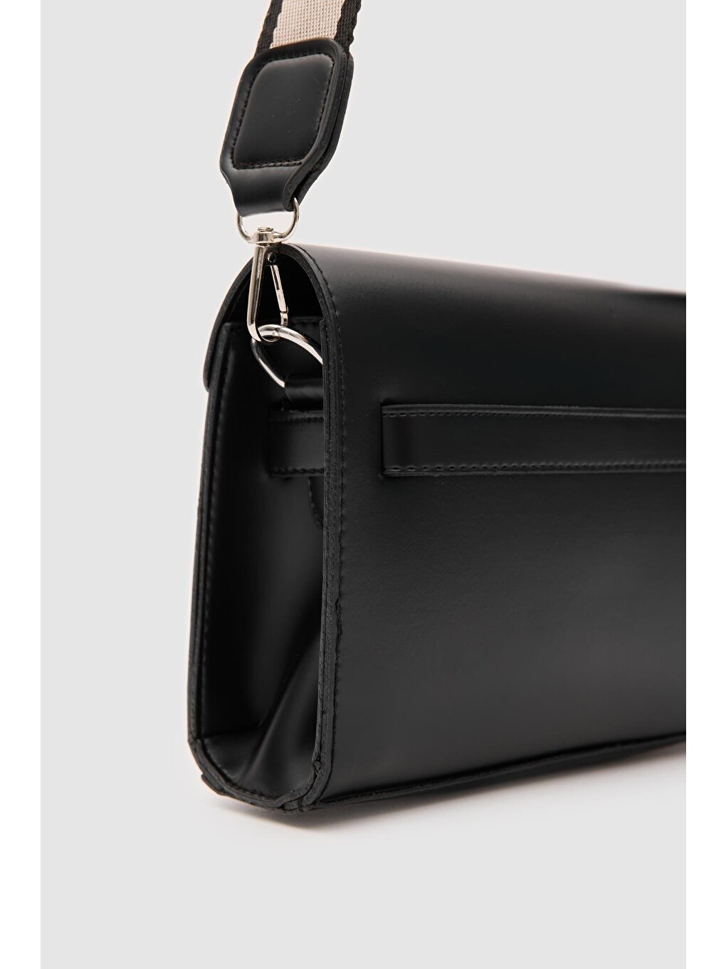 Kelly Kilitli Clutch Bag Siyah-4