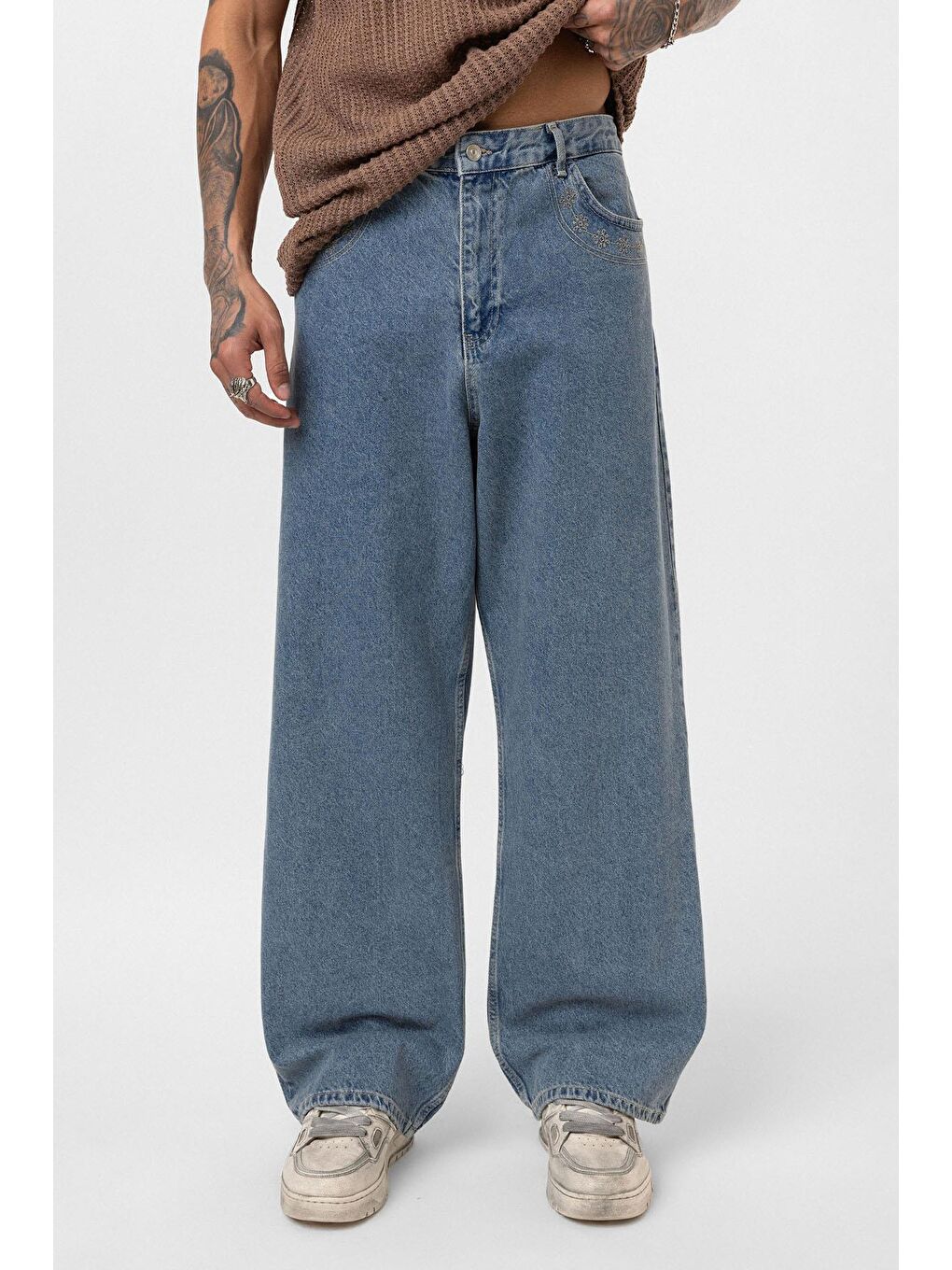 Relaxed Fıt Jean Mavi-2