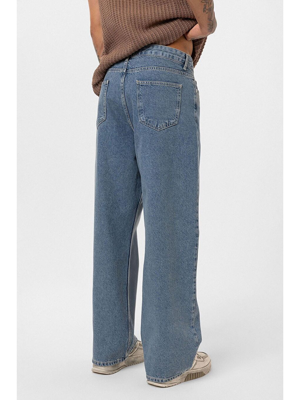 Relaxed Fıt Jean Mavi-5