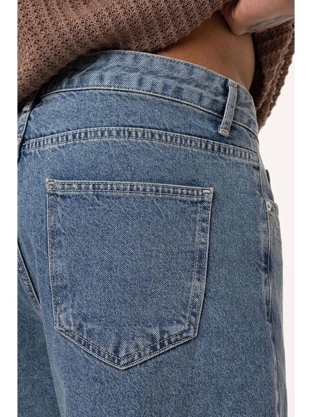 Relaxed Fıt Jean Mavi-6