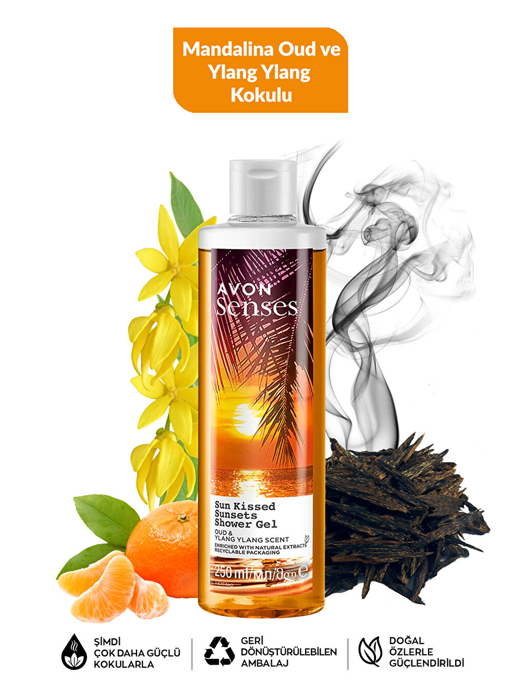 Misk Mandalina Ylang Oud Nane ve Deniz Kokulu Duş Jeli Paketi-3