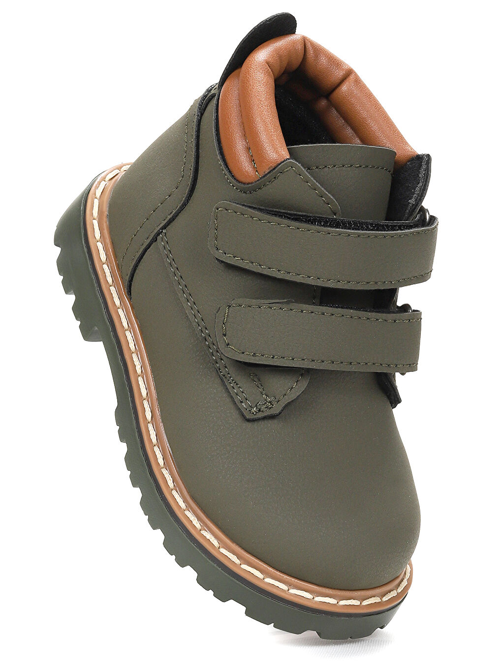 Haki Azka Cırtlı Kız Çocuk Bot Ayakkabı