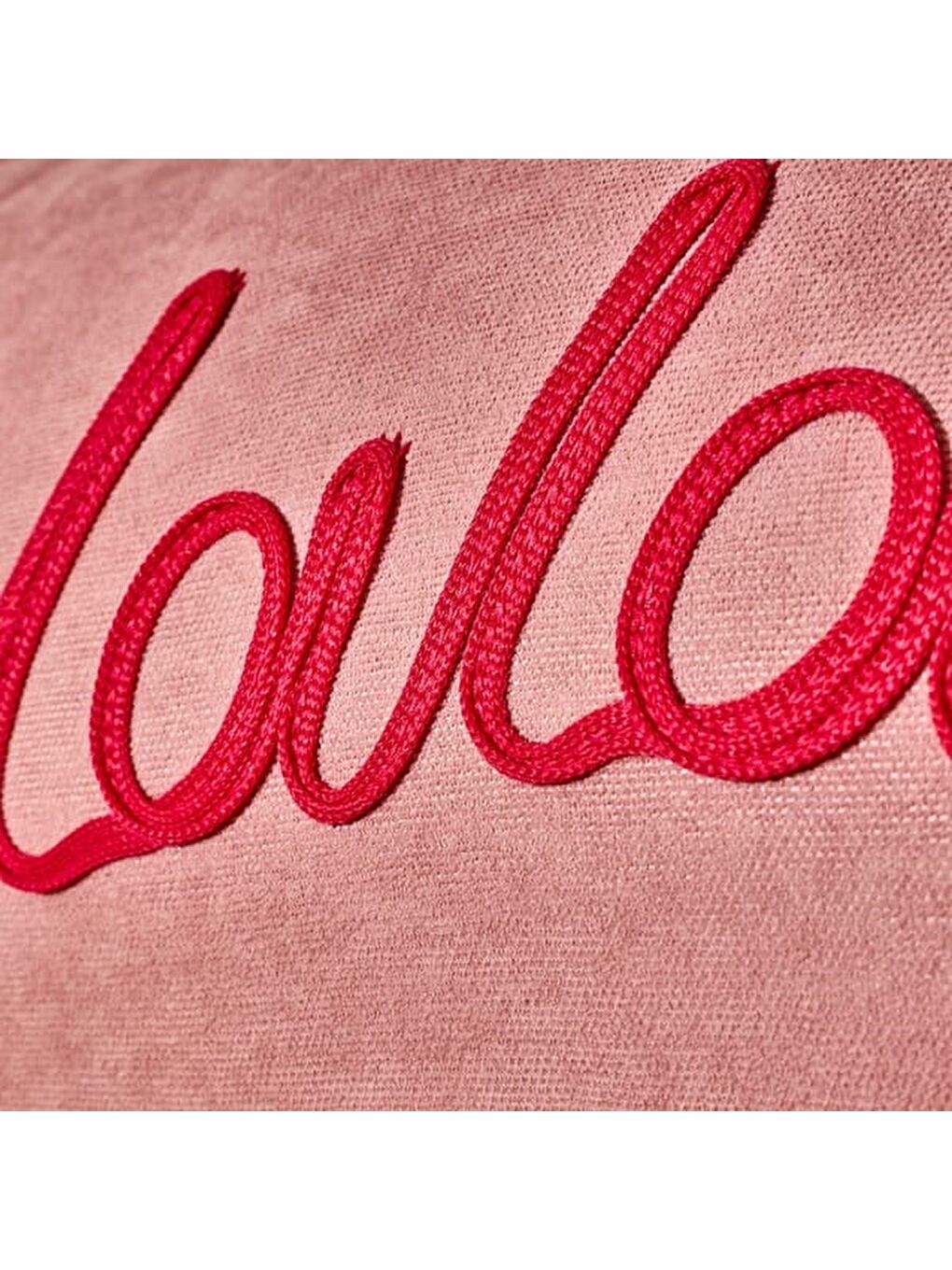 Pembe Soft Ohlala Kırlent - Gülkurusu - 30x50 cm-3