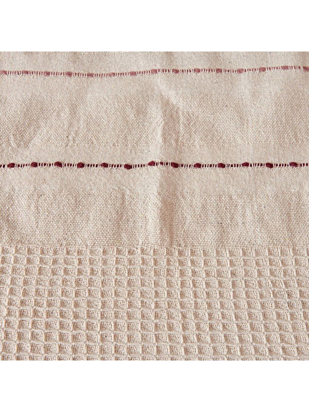 Ekru Soft Solvia Çift Kişilik Yatak Örtüsü - Krem - 200x230 cm-1