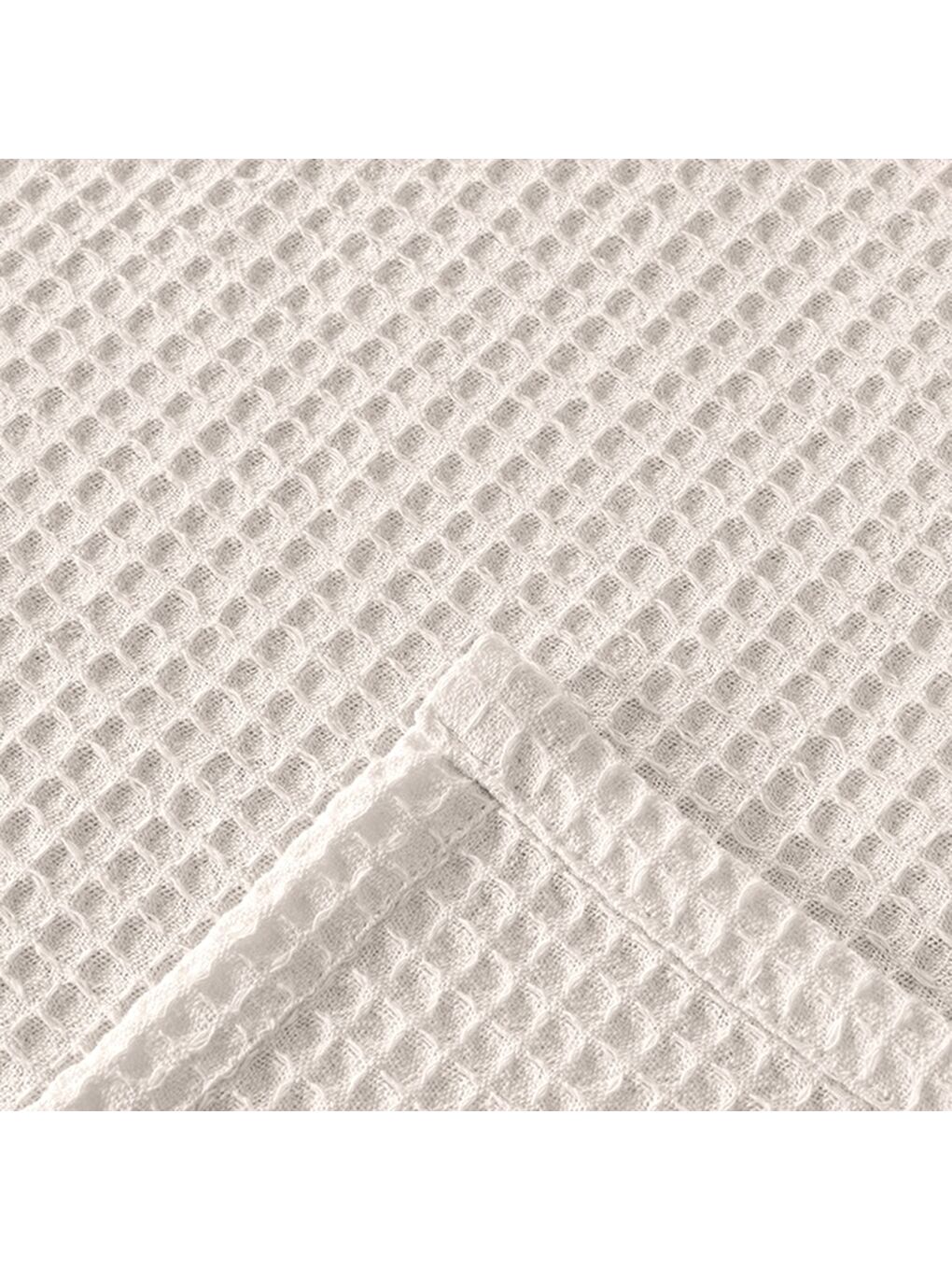 Soft Rete Çift Kişilik Pike - Beyaz - 200x220 cm-2