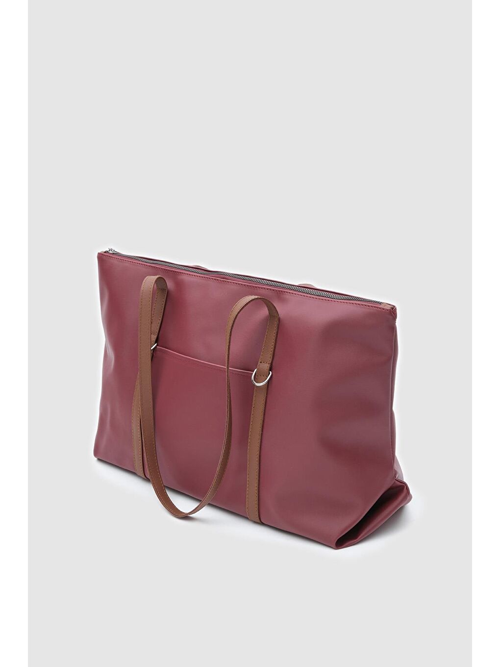 Melope Garnili Omuz Çantası Bordo-2