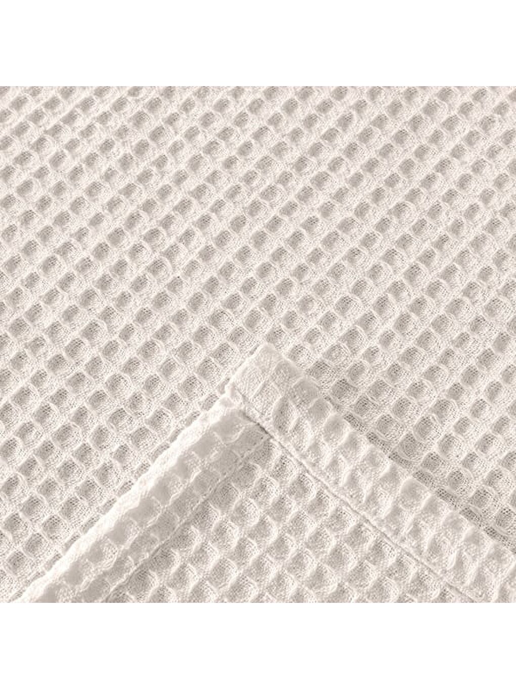 Soft Rete Tek Kişilik Pike - Beyaz - 160x220 cm-2