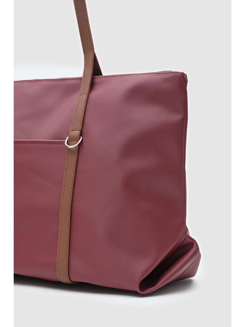 Melope Garnili Omuz Çantası Bordo-3