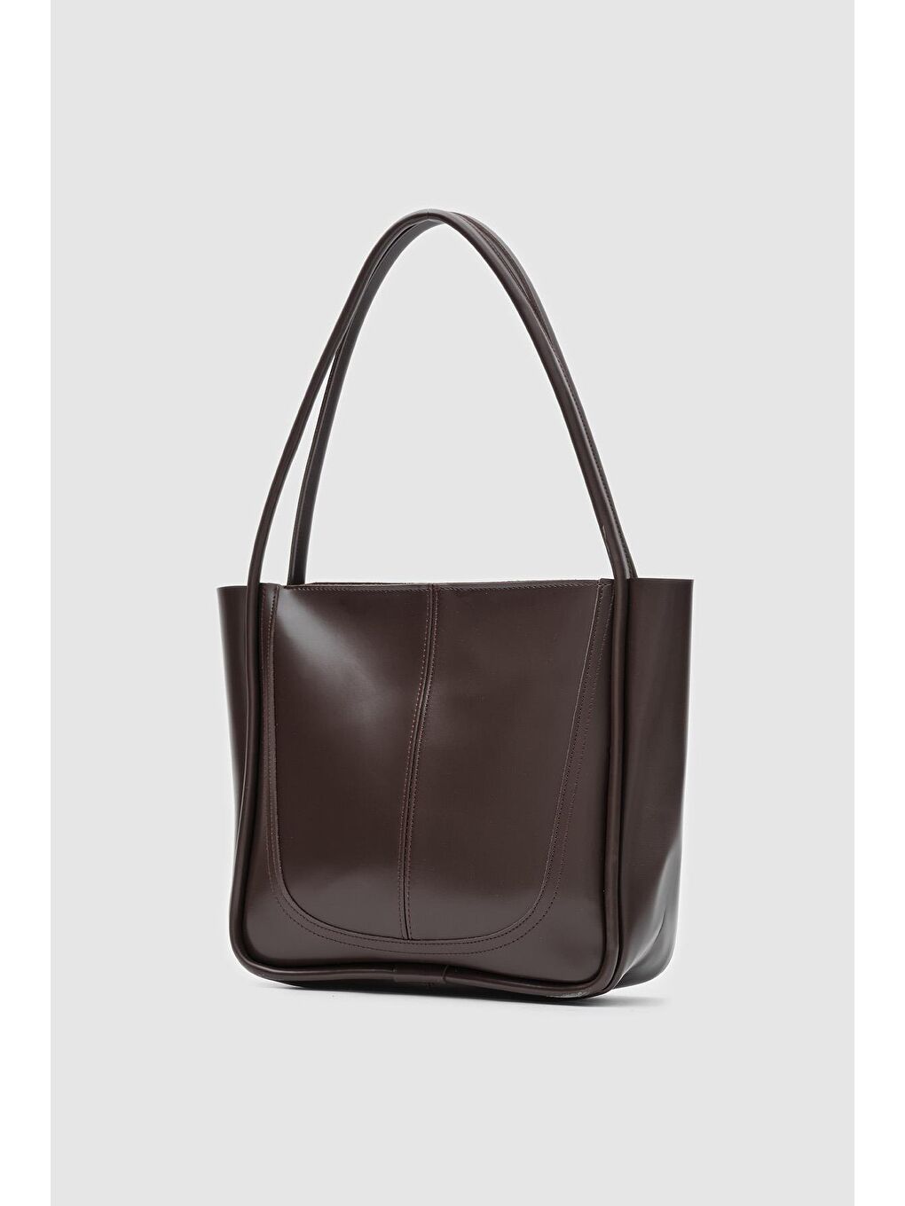 Kahverengi Moscow Çift Askılı Omuz Çantası Acı Kahve-1