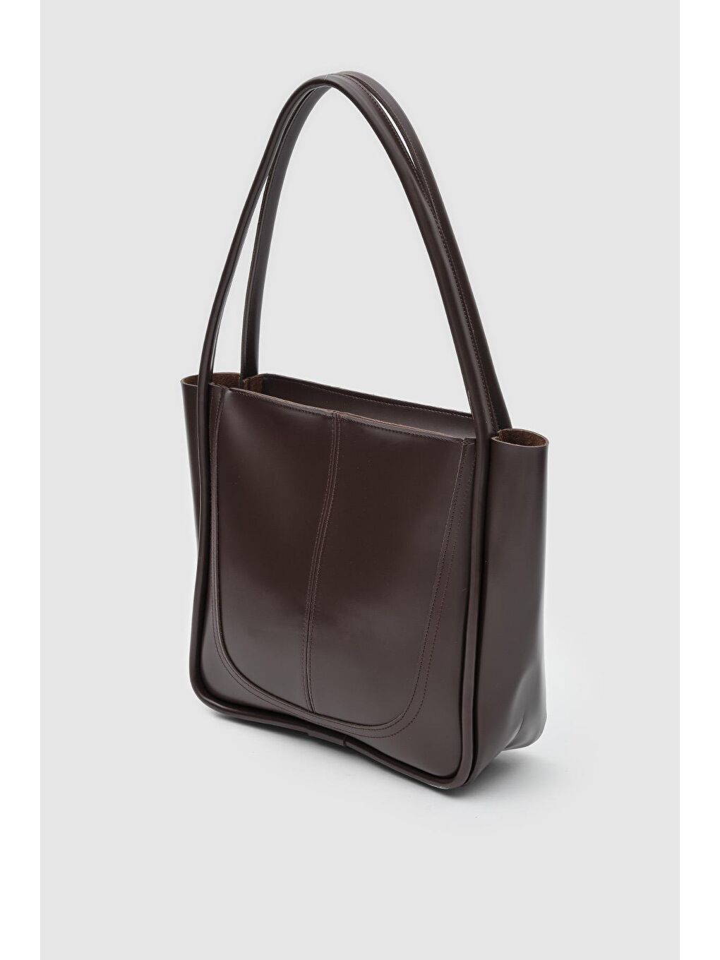 Kahverengi Moscow Çift Askılı Omuz Çantası Acı Kahve-2