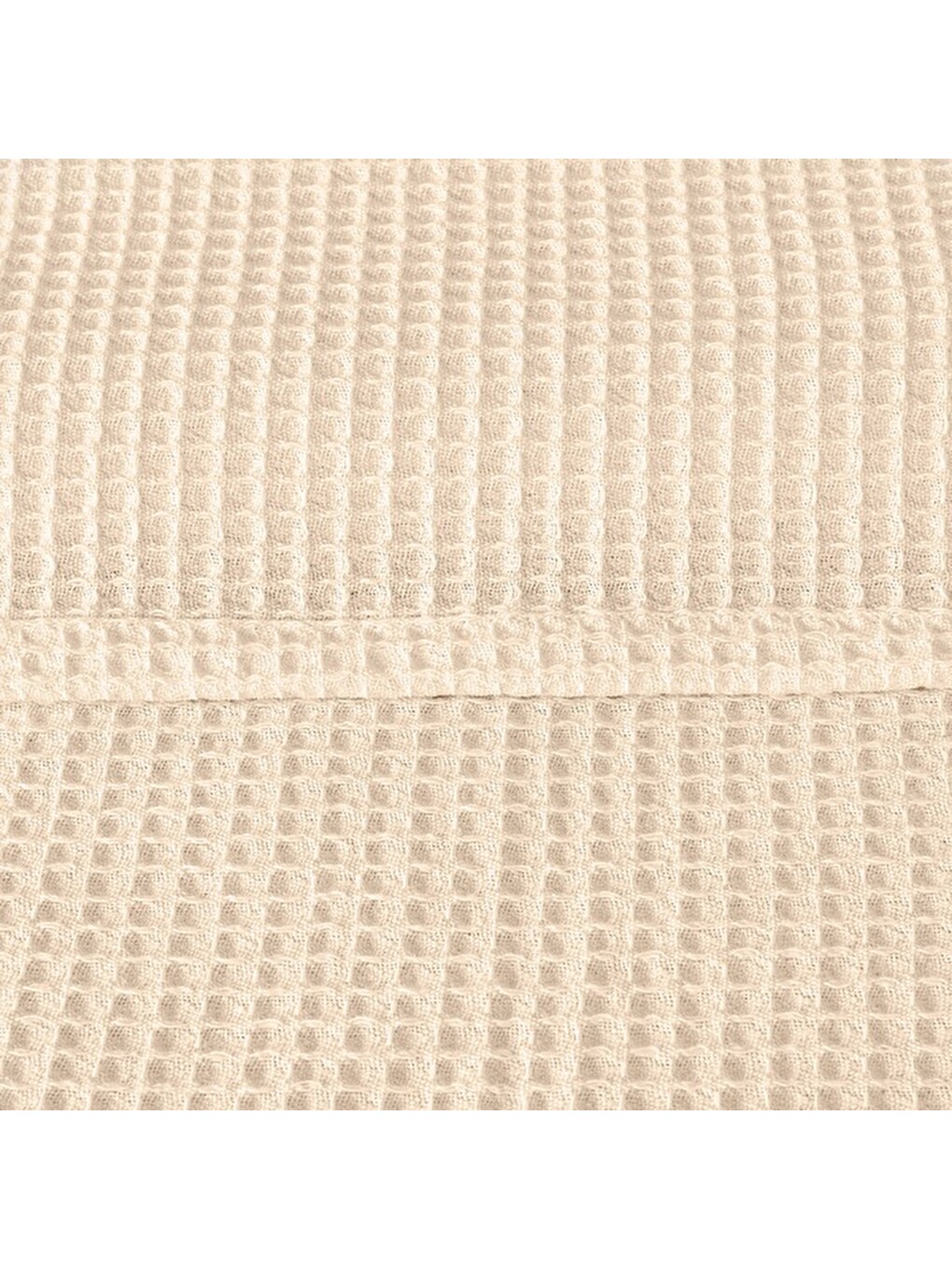 Ekru Soft Rete Çift Kişilik Pike - Krem - 200x220 Cm-2