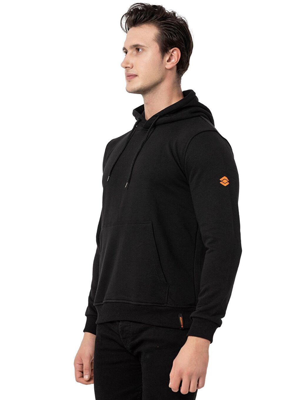 Scooter Siyah Erkek Kapüşonlu Basic Sweatshirt M1518TS - 2