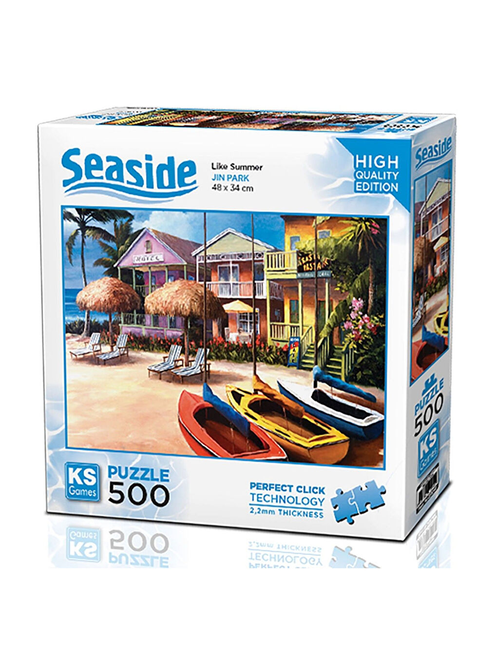 KS GAMES Renksiz Puzzle 500 Parça Welcome to Beach (Like Summer) 20044