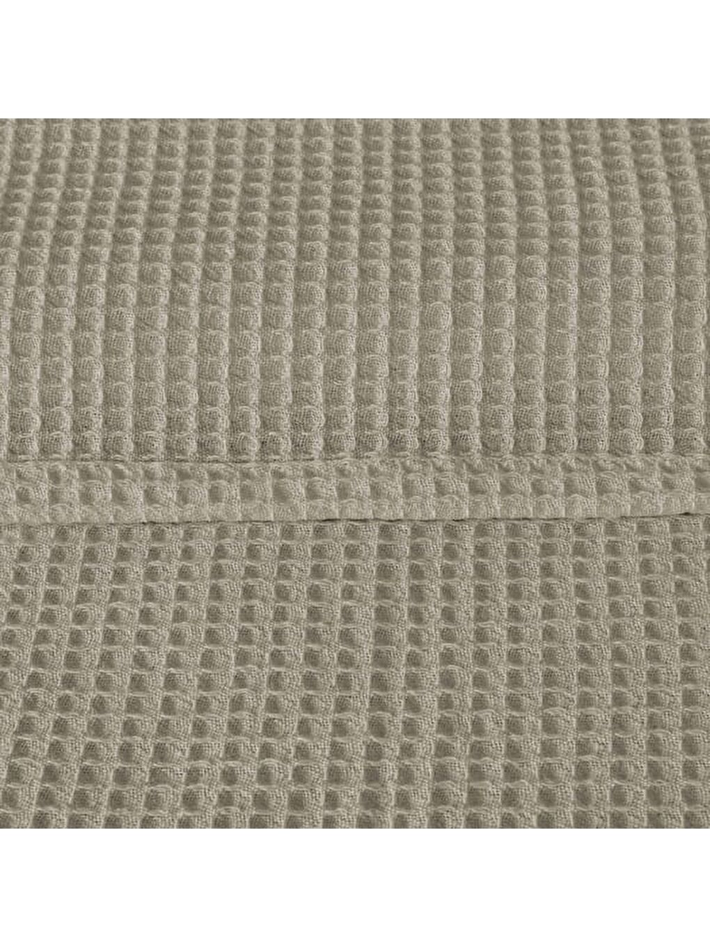 Soft Rete Tek Kişilik Pike - Bej - 160x220 cm-1