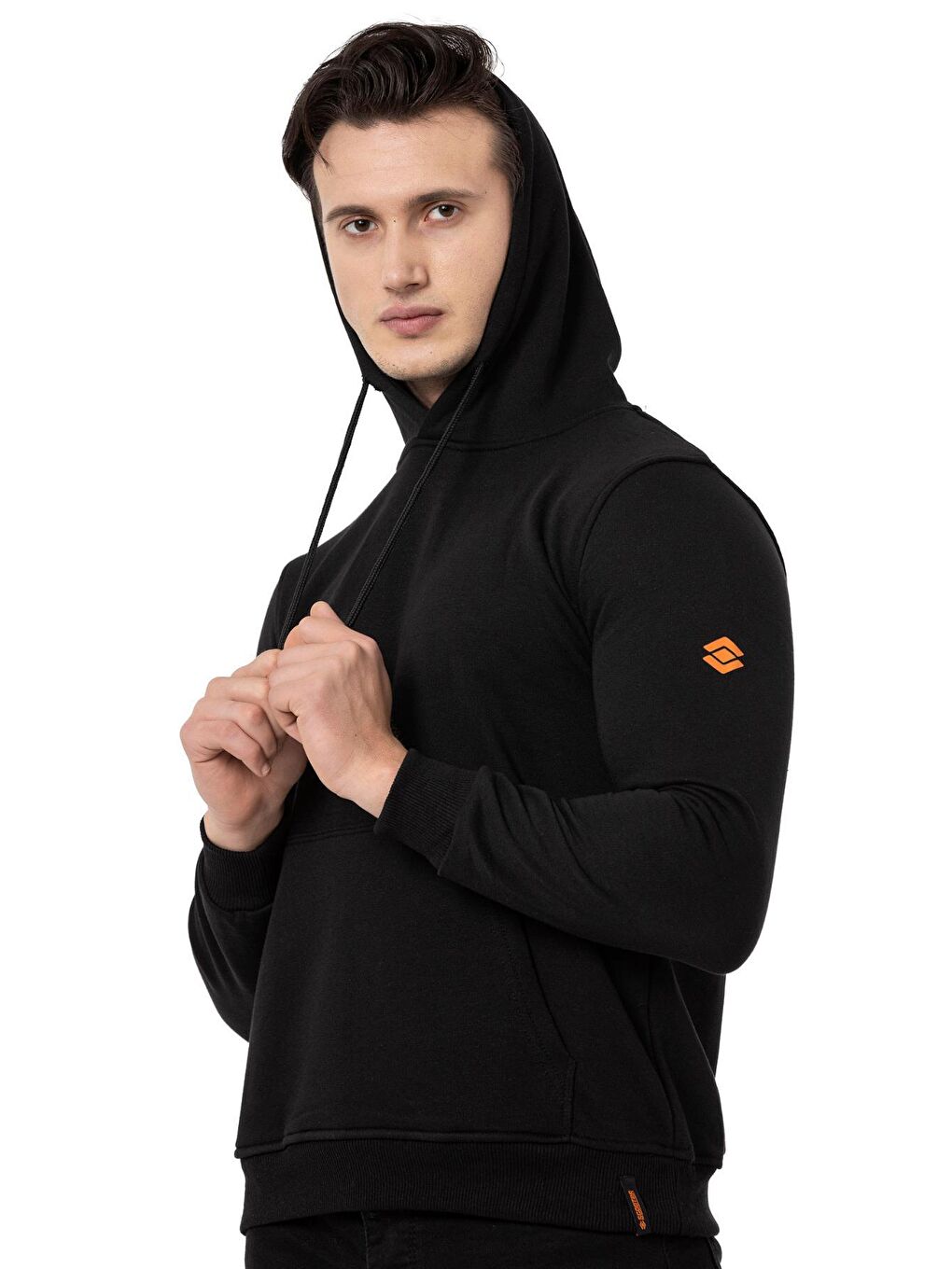 Scooter Siyah Erkek Kapüşonlu Basic Sweatshirt M1518TS - 4