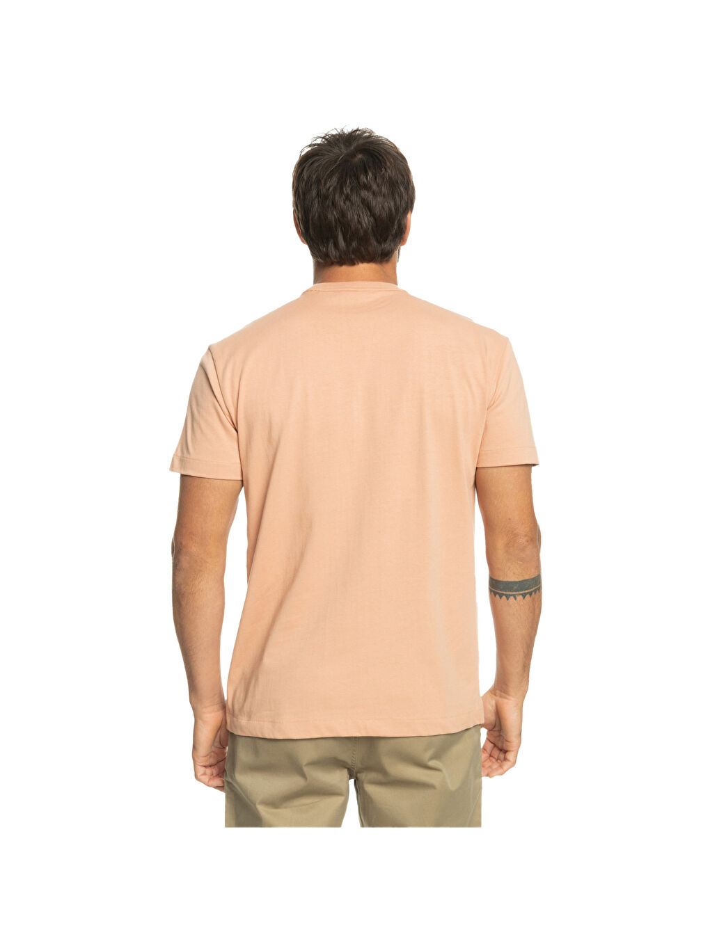 Karışık Essentials Erkek Kahverengi Tişört-3