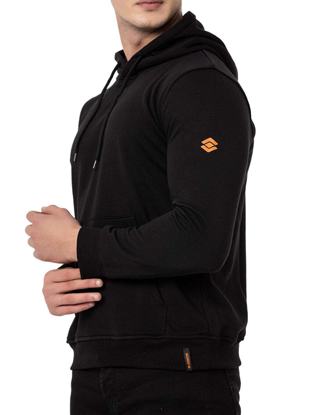 Scooter Siyah Erkek Kapüşonlu Basic Sweatshirt M1518TS - 6