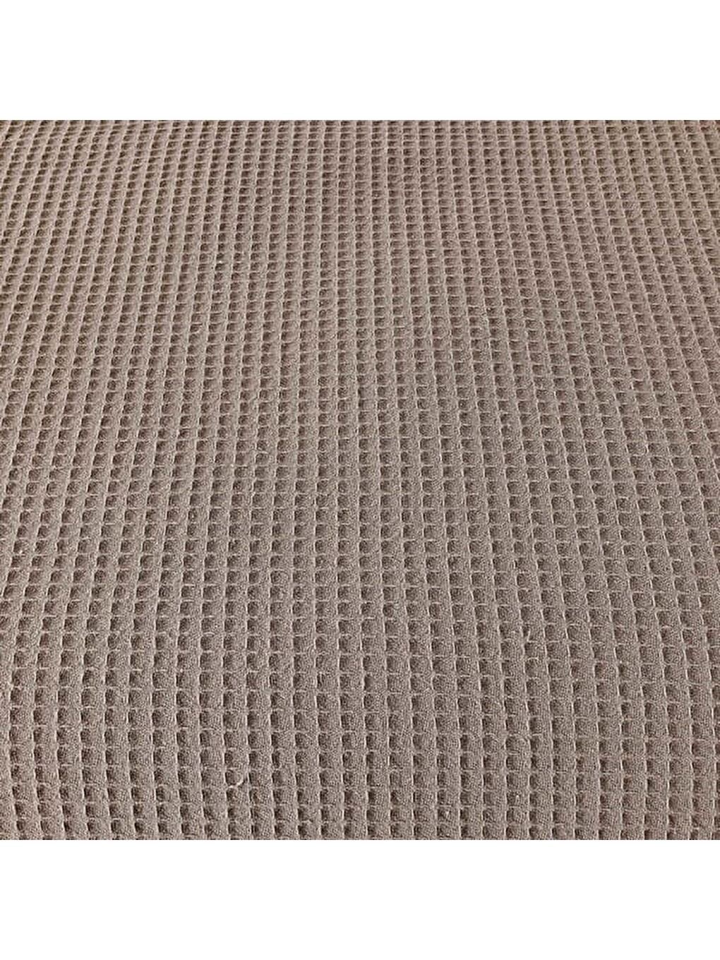 Soft Rete Çift Kişilik Pike - Gri - 200x220 cm-2