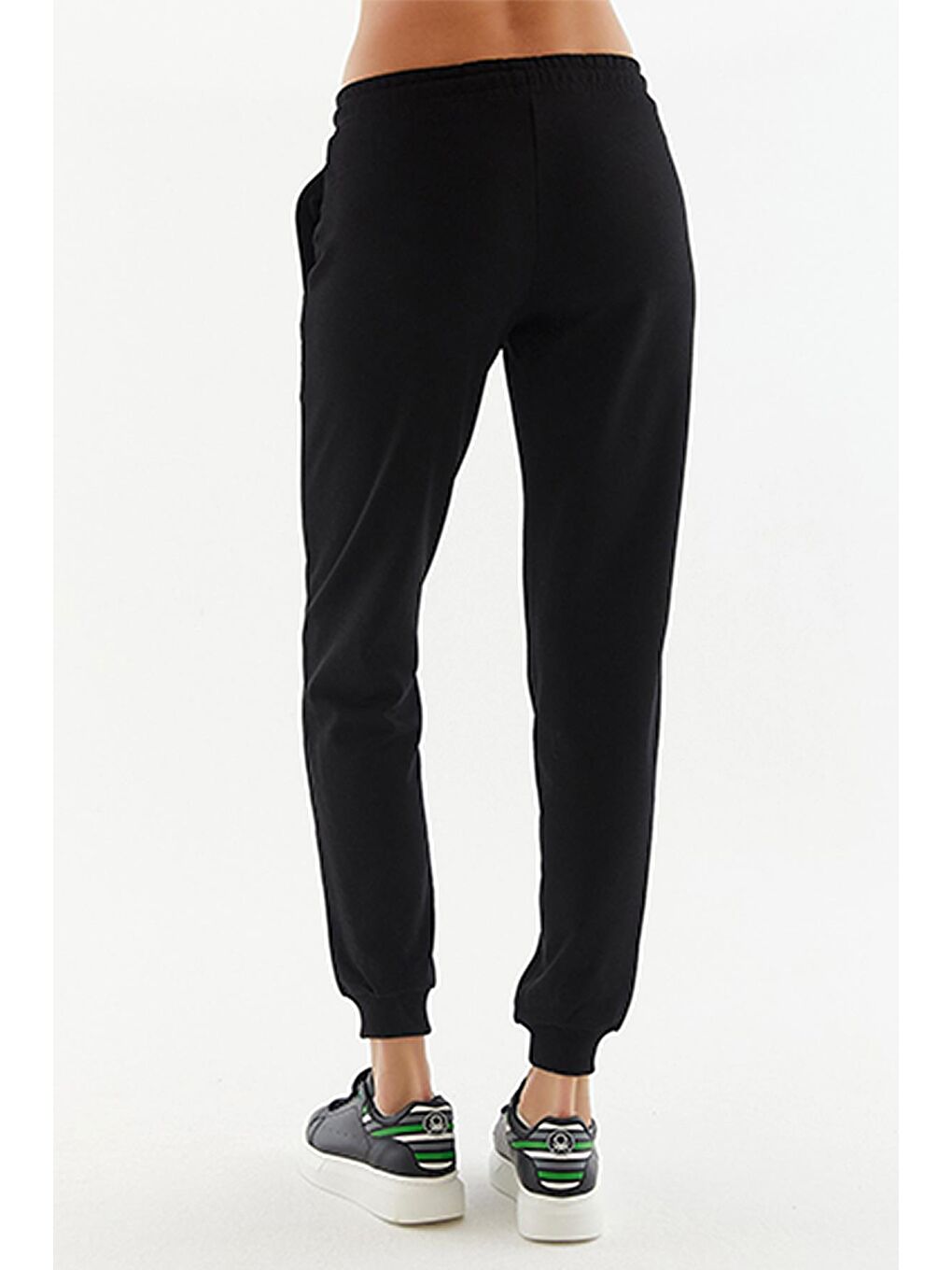 Siyah Kadın Eşofman Altı-2