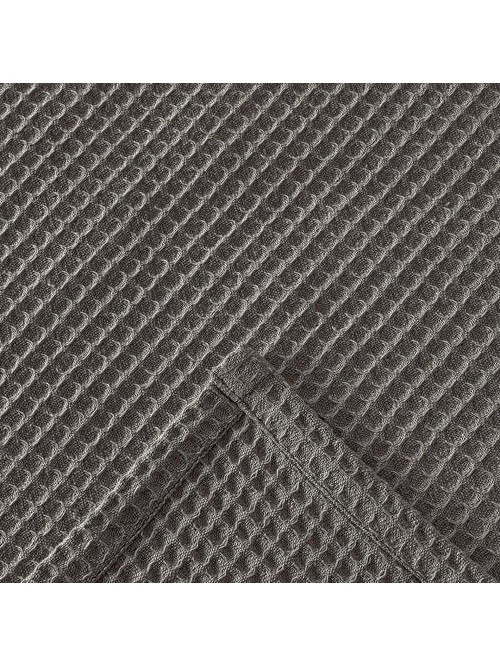 Soft Rete Tek Kişilik Pike - Gri - 160x220 cm-2