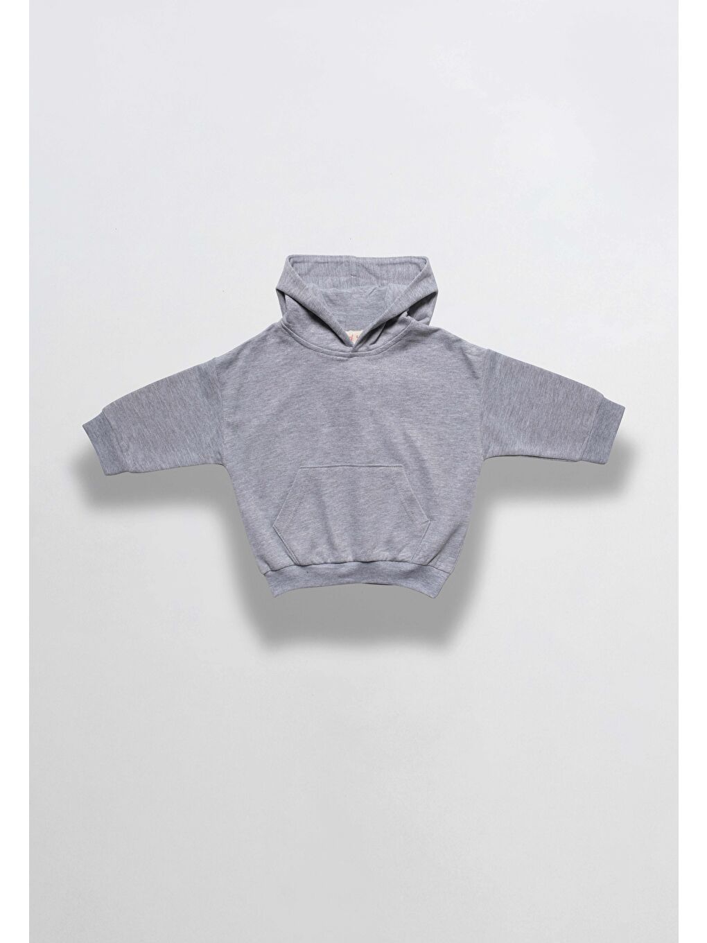 Gri Oversıze Eşofman Theme Kapüşonlu Sweatshırt