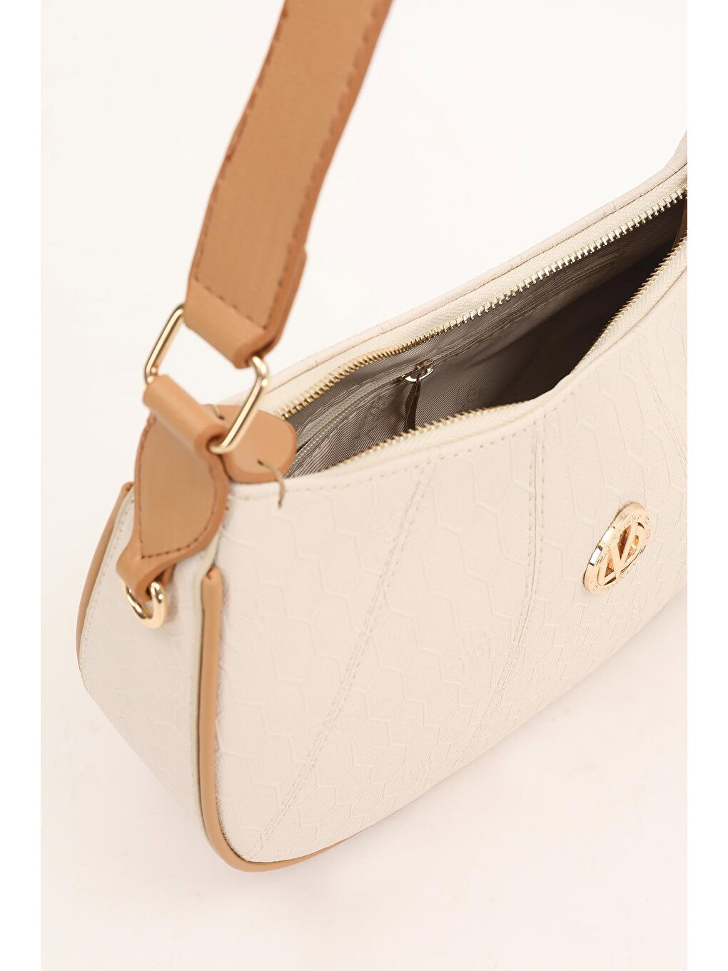 Ekru Krem Kadın Omuz Çantası 930199-2