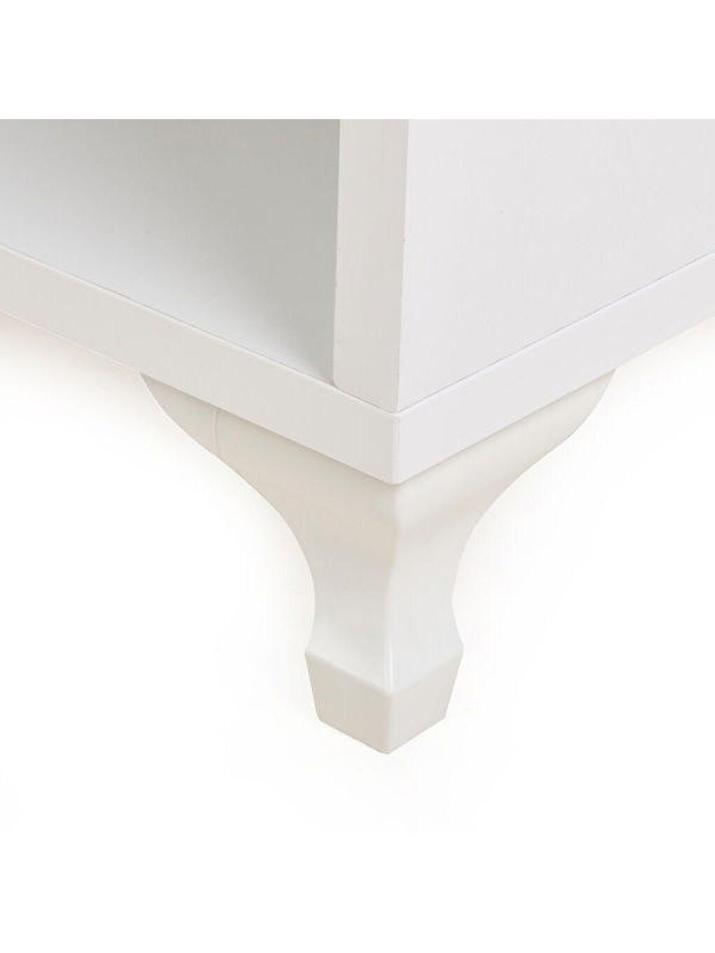 Kahverengi Tek Çekmeceli Ekmeklik - Safir Meşe / Beyaz - 105x30x42 cm-3