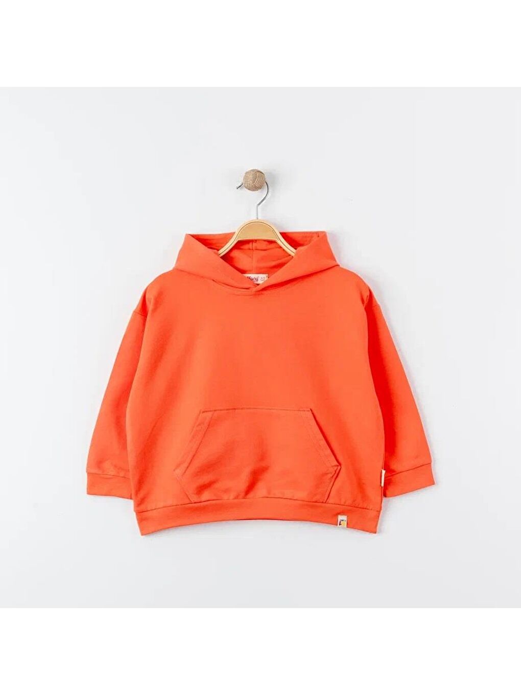 Mercan Oversıze Eşofman Theme Kapüşonlu Sweatshırt