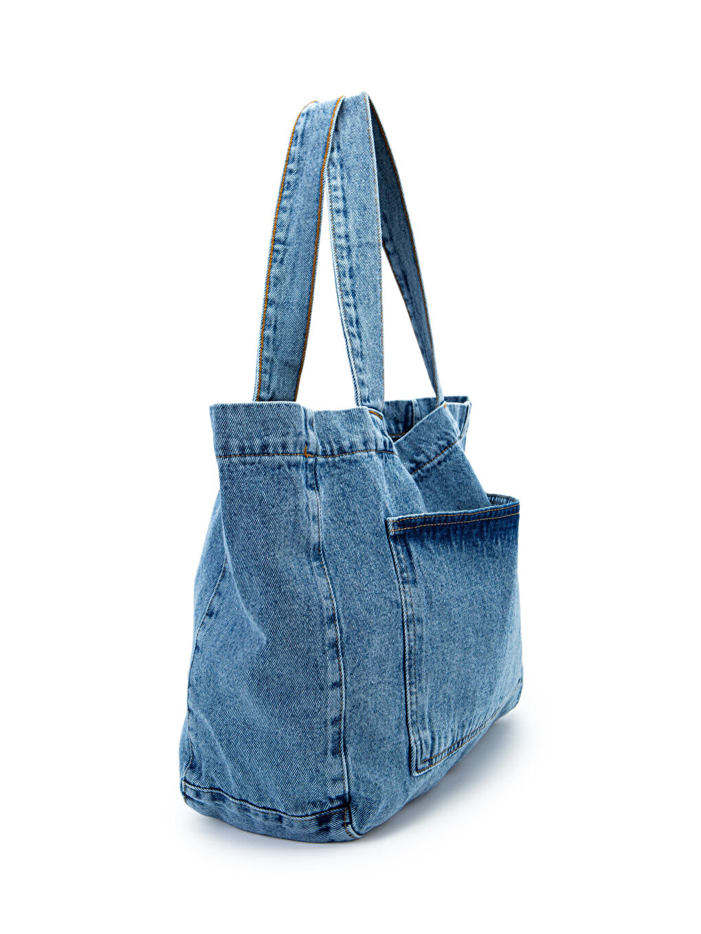 Cepli Salaş Jean Kadın Kol Çanta Gein Mavi-1