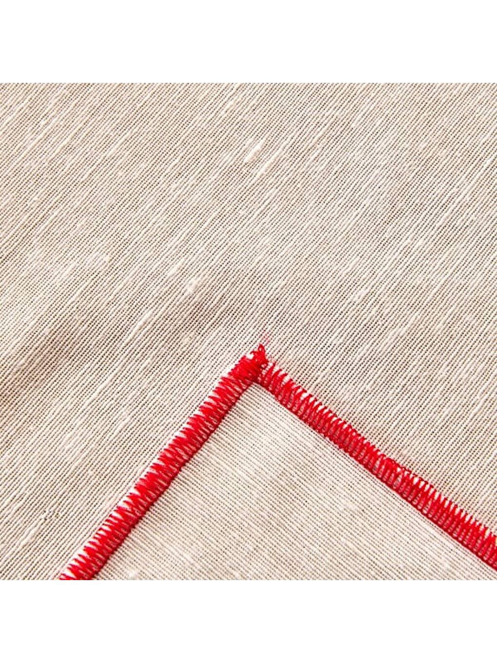 Soft Riben Masa Örtüsü - Ekru - 140x200 cm-2