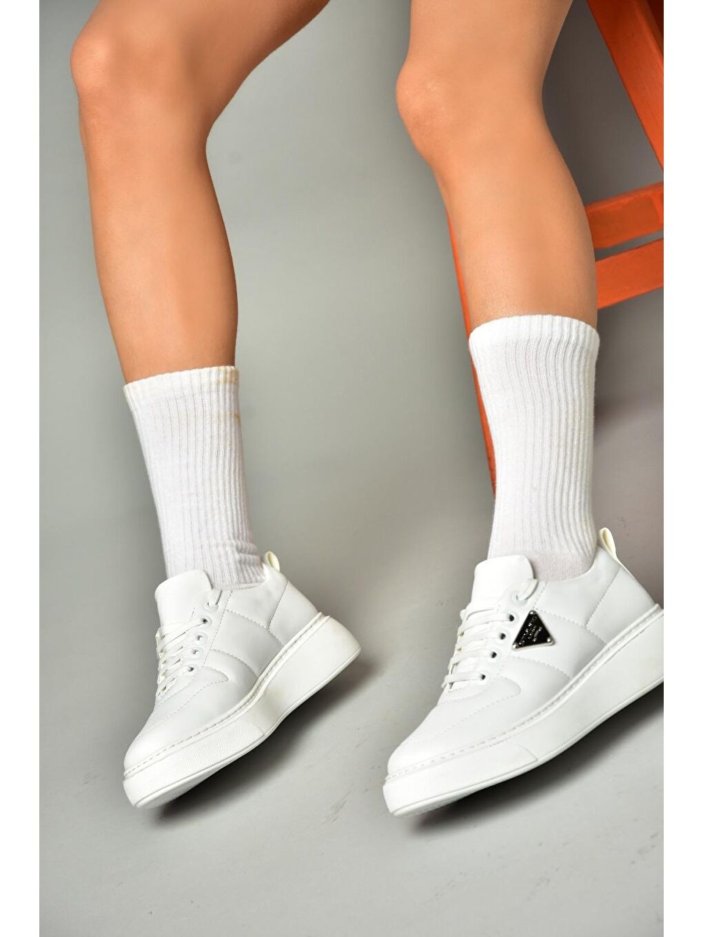 S2740483 Beyaz Kadın Sneakers-1