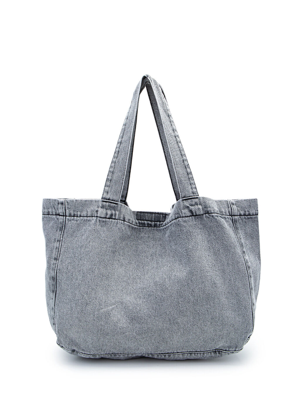 Cepli Salaş Jean Kadın Kol Çanta Gein Gri-2