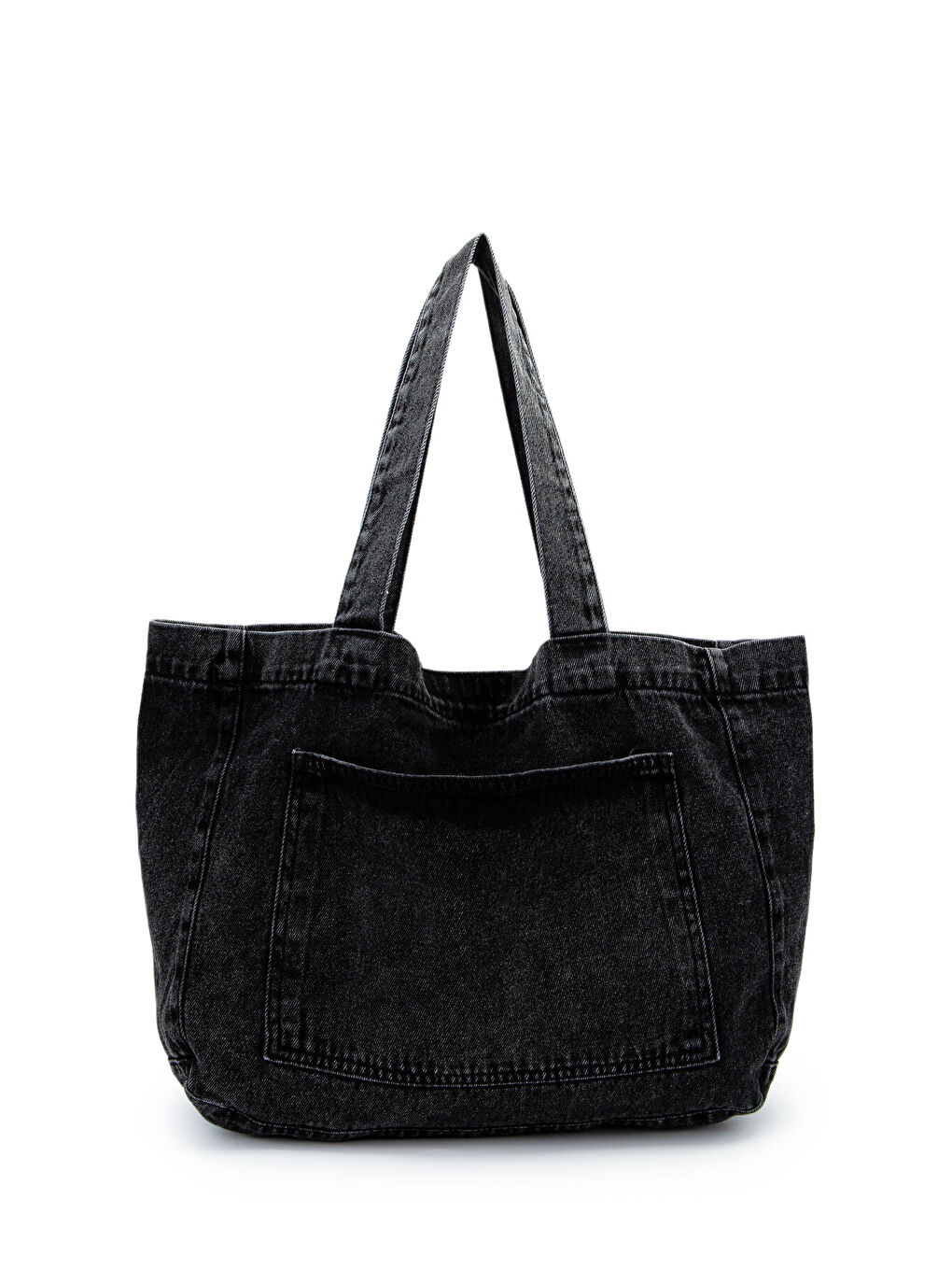 Cepli Salaş Jean Kadın Kol Çanta Gein Antrasit