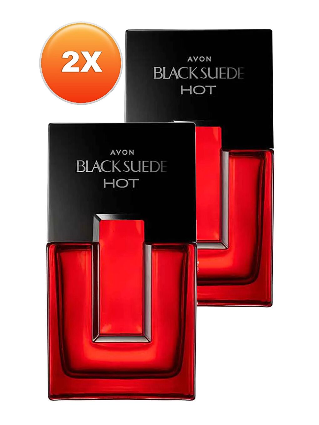 AVON Renksiz Black Suede Hot Erkek Parfüm Edt 75 Ml. İkili Set - 1